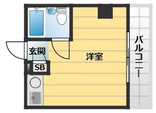 ハイツトレイン【4階】の間取り