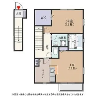 グレイスプレジオ B【2階】の間取り