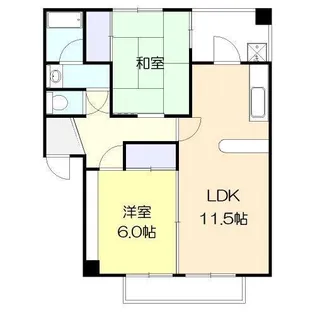 プロスパリティB棟【2階】の間取り