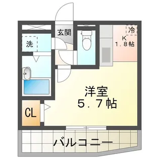 ユーミープライムマンション【1階】の間取り