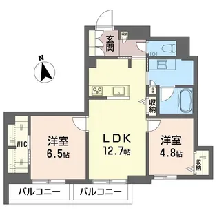 シャーメゾン北砂【3階】の間取り