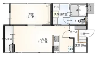 ステラカーサ【1階】の間取り