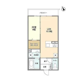 ル シャンヴェール【2階】の間取り