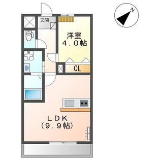 LUXE【1階】の間取り