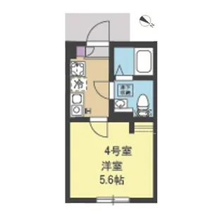 ネスト大倉山【2階】の間取り