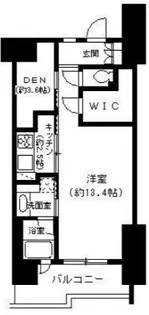 パークキューブ東品川【1階】の間取り