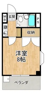 リバーサイド池【3階】の間取り