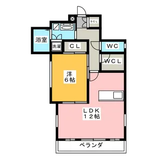 モンレーヴ ハヤカワ B棟(MONREVE HAYAKAWA)【2階】の間取り