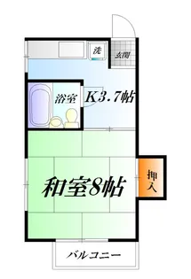 金沢アパート【2階】の間取り