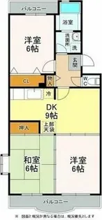 菱田マンション【4階】の間取り
