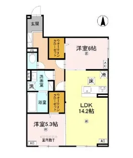 RETORIA阪南町【1階】の間取り