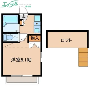 レーベンハイムII【2階】の間取り