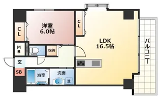 アーバングレース広島【12階】の間取り