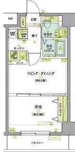 リヴシティ錦糸町弐番館【3階】の間取り