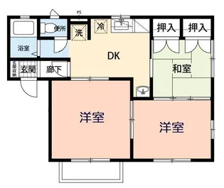 FTハイツ【1階】の間取り