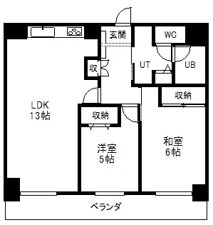 ストークマンション山鼻公園【4階】の間取り