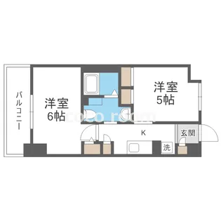 エステムプラザ大阪城パークフロント【7階】の間取り