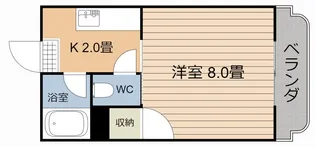 Mハウス唐湊【2階】の間取り