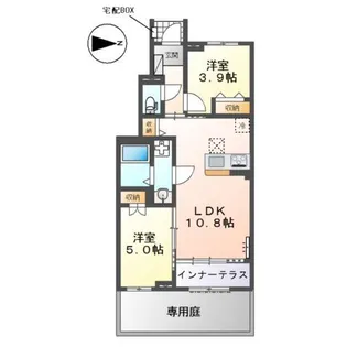 ヴィラ ステートリー【1階】の間取り