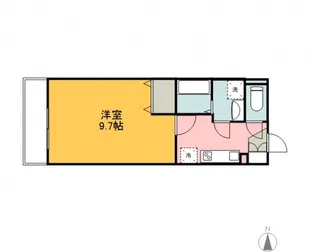 グレースシャトー【2階】の間取り