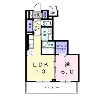 レジス城ノ堀【3階】の間取り