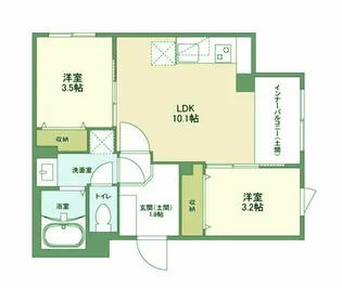 ウェルスクエア目黒【3階】の間取り