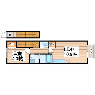 Earth北山【2階】の間取り