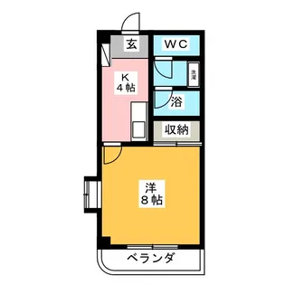 プレミールマンション【2階】の間取り