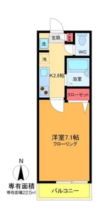 カーサ堤通【2階】の間取り
