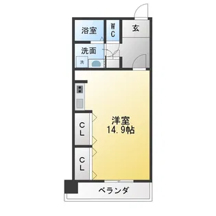 アーバンドエル上前津【9階】の間取り