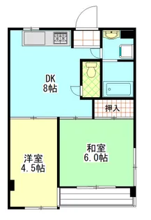 ファミール石井【1階】の間取り