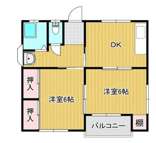 井上アパート【2階】の間取り