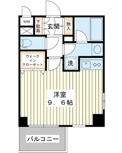 プラウランド行徳【3階】の間取り