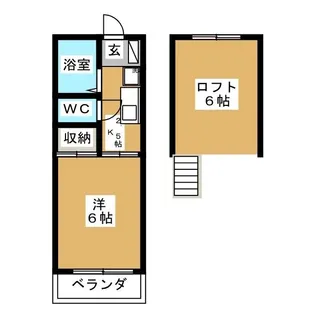 Casa Bianca【1階】の間取り