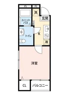 エクセラン所沢【3階】の間取り