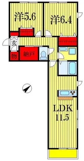 リュウズ【1階】の間取り