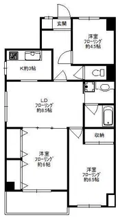 プレミール三鷹【2階】の間取り