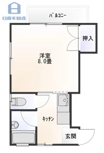 セジュール大安【2階】の間取り