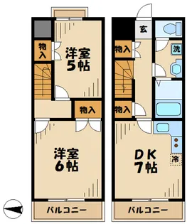 ルミエール(落合1)の間取り
