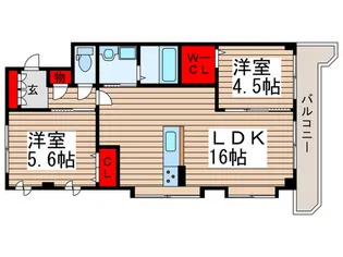 ブランシュ上の台【2階】の間取り