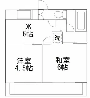 BLA横浜白楽【2階】の間取り