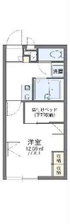 レオパレスコンチェルト【2階】の間取り