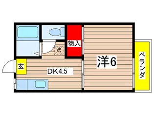 パルハイム二俣川A【2階】の間取り