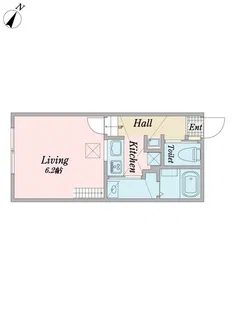 ルノン美園【2階】の間取り
