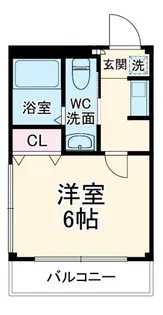 ガーデンアベニュー【4階】の間取り