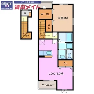 アヴァンセ【2階】の間取り