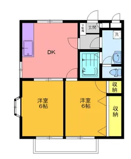 エルヴィーナA【1階】の間取り