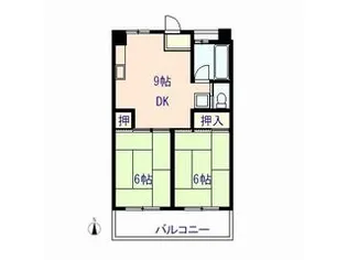 第8内海プレジデントマンション【3階】の間取り