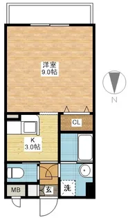 フリーデンSTII【6階】の間取り