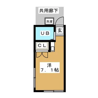 栗原ハイツ【1階】の間取り